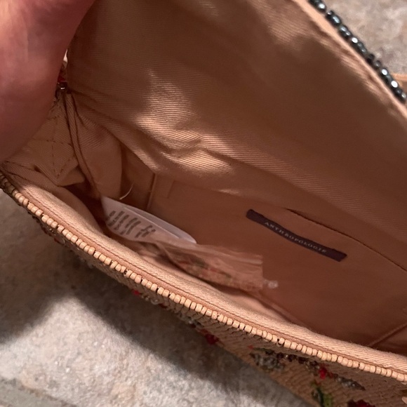 Anthropologie The Fiona Beaded Bag: Food & Drink Edition Mushroom NWT - Picture 14 of 16